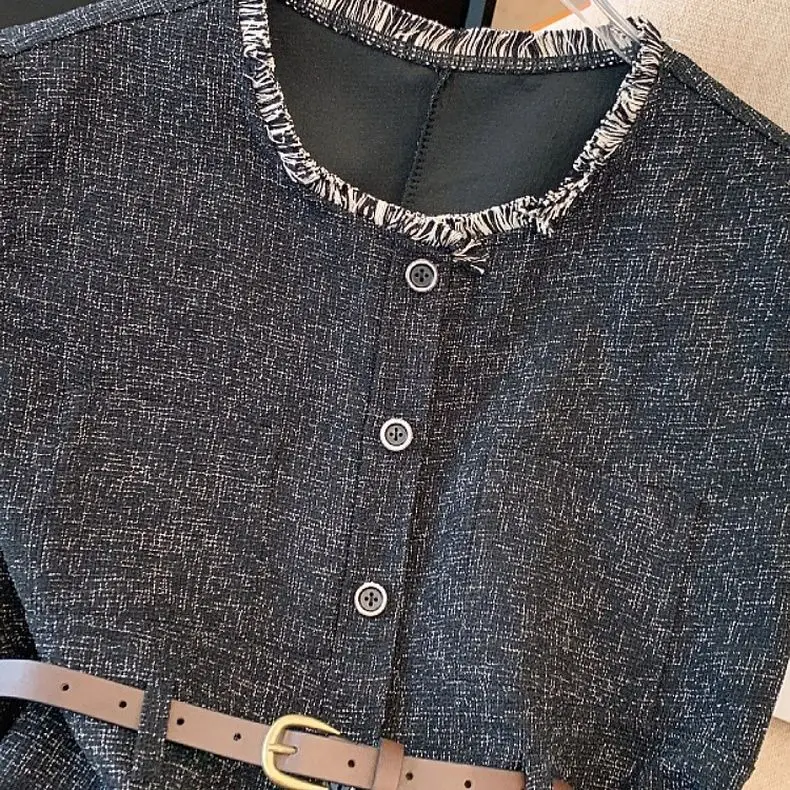 French sleeveless vest women's autumn new collection waist cinched shoulder short top  casaco feminino  waistcoat