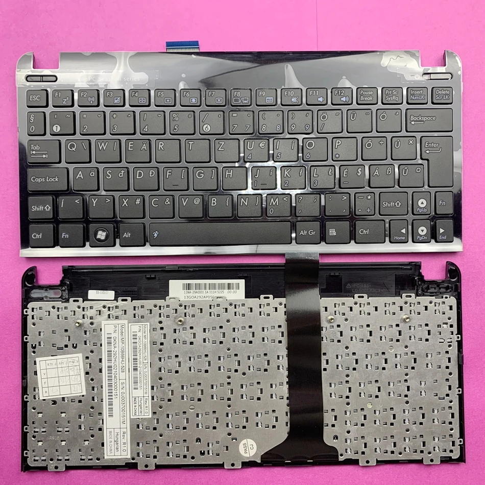 

Hungarian Laptop Keyboard For Asus Eee PC 1015 1015B 1015BX 1015PW 1015CX 1015PD 1011 1015PX With Frame HU Layout