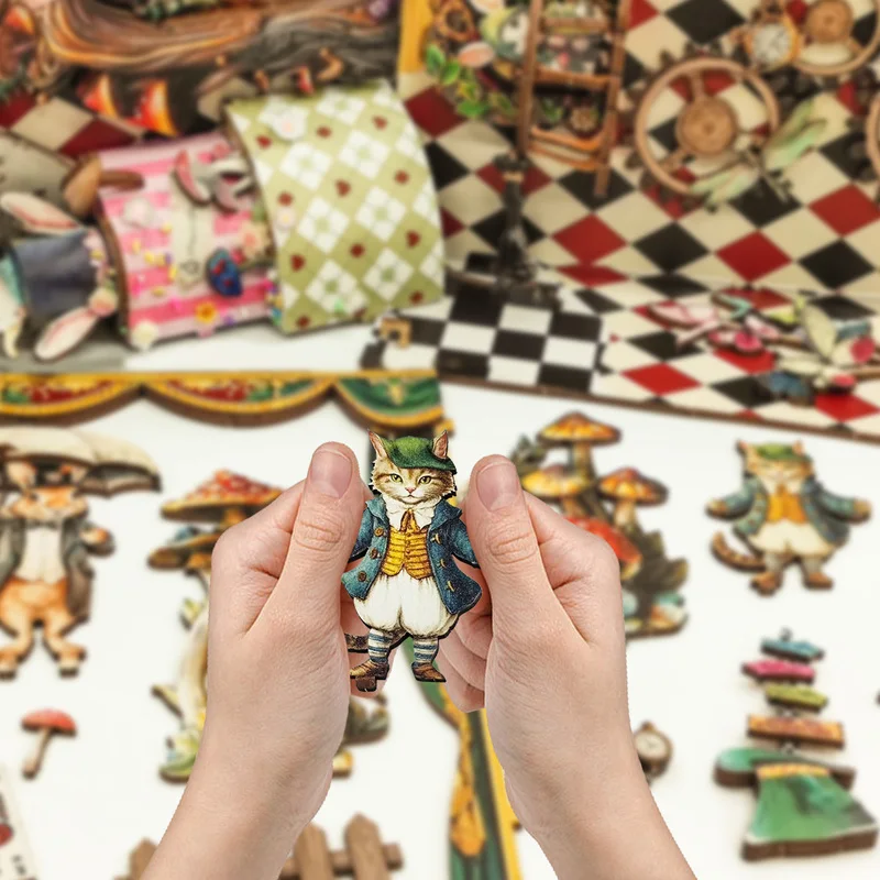 Diy Wooden Bookshelf Miniatures 3d Figurines Kits Key Tracking Crafts Bookends Handmade Book Nook For Home Decor Friends Gifts