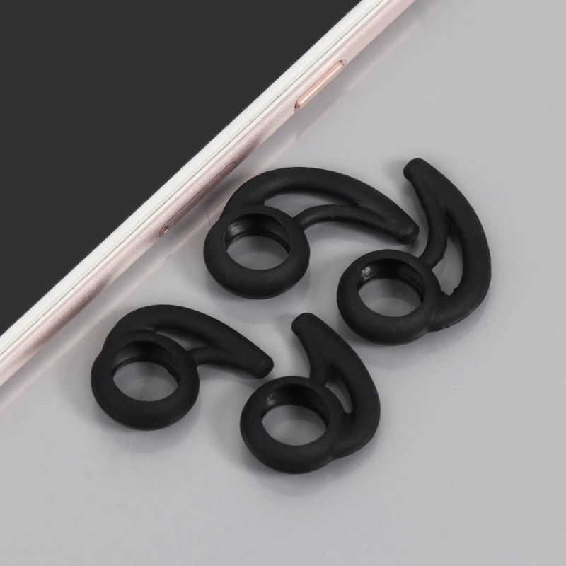 Replacement Silicone Tips Earpads Earhook For Bluetooth-compatible Earbuds Noise Isolation Nonslip In Ear Earphone Pad