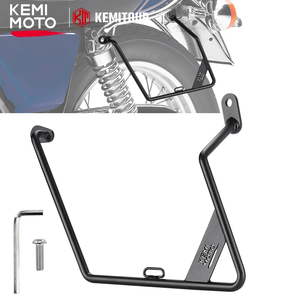 

For YAMAHA SR400/500 All Years Pannier Rails Saddlebag Support Guard Bars Brackets Metal Steel Racks Side Carrier Frame