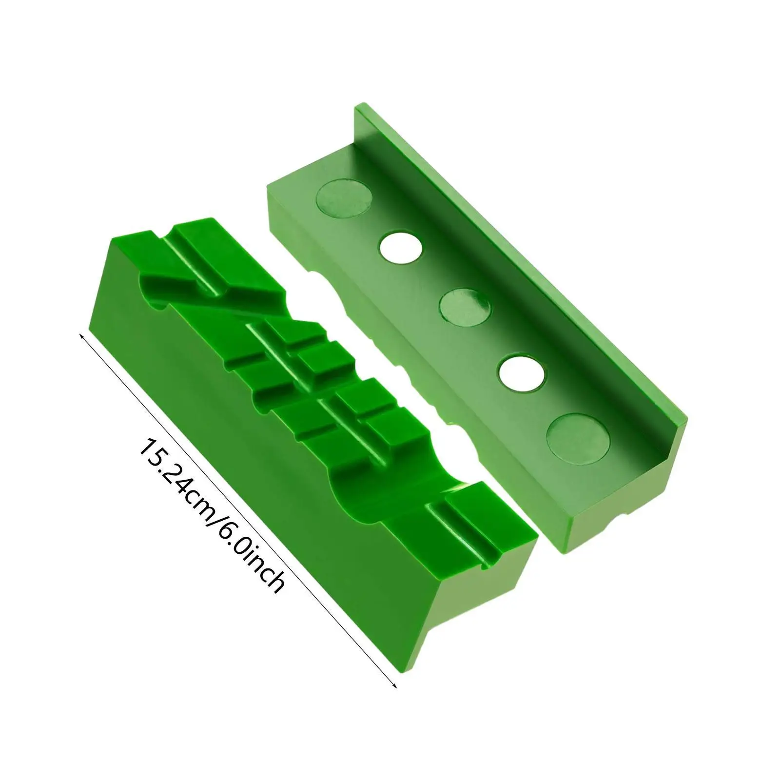 2Pcs Magnetic Vise Jaws Soft Pad Universal Plumbing Practical Premium Bench Jaw Pads Multipurpose Protector Multi Groove Design