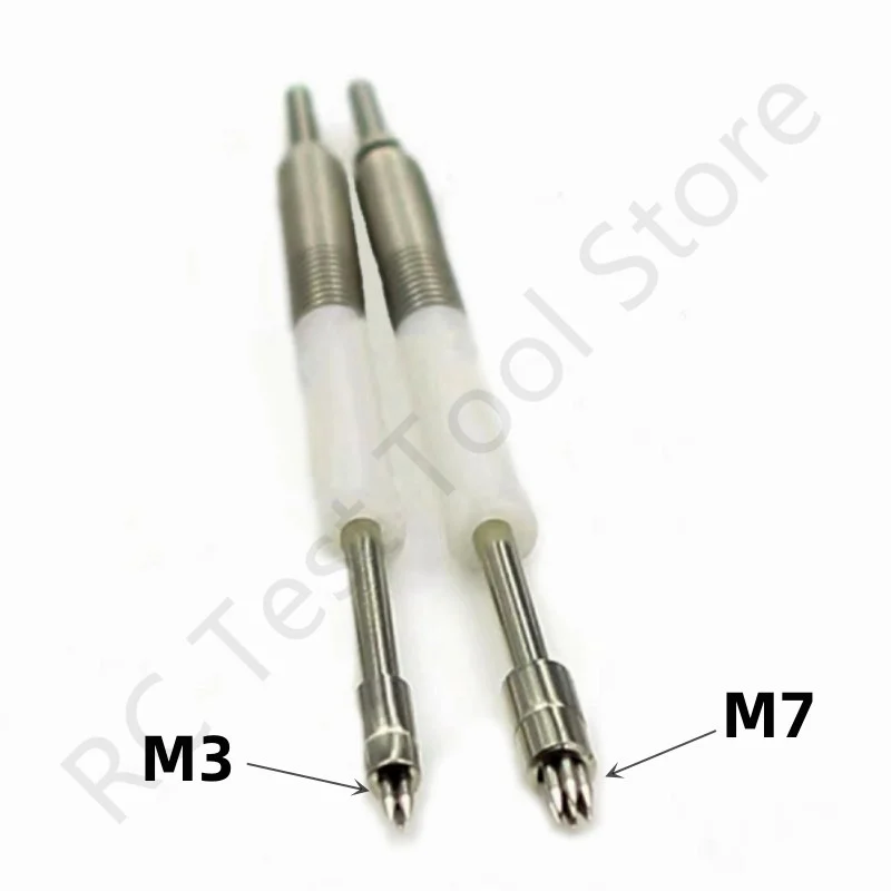 20/50PCS PH-15M3 PH-15M7 23L 23mm Length Spring Test Probe ICT Test Pin For PCB Test M3 Head M7 Head Dia 2.5mm 3.2mm
