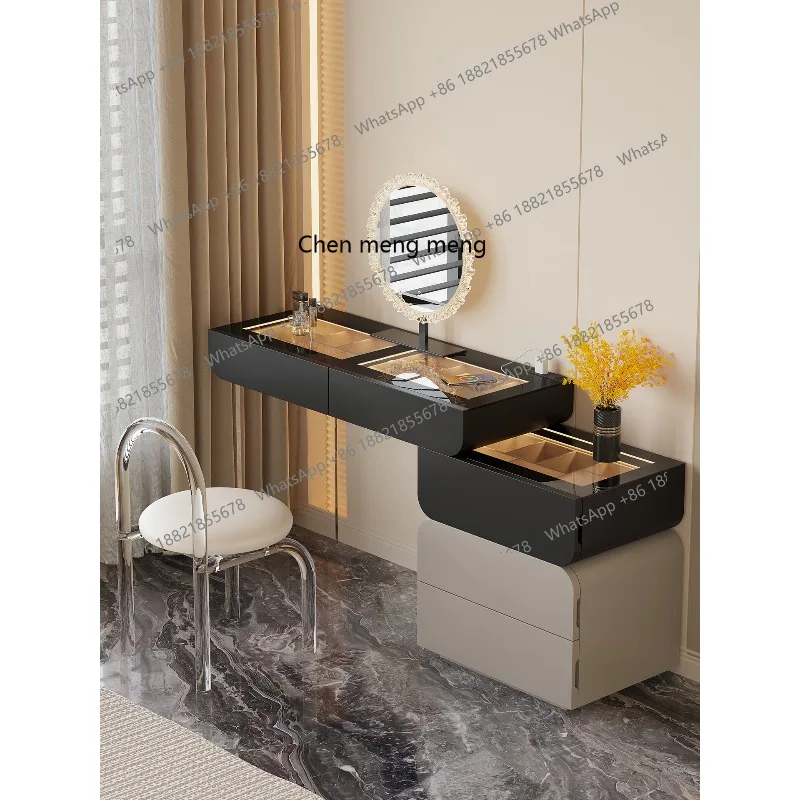 

Minimalist dresser, chest, integrated bedroom storage, light luxury at the end of the bed, jewelry cabinet