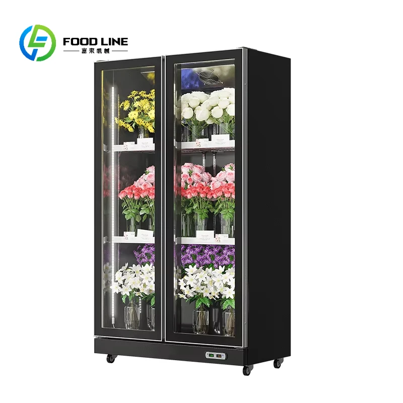 

Консервация свежих цветов Цветочное хранилище Коммерческий шкаф-холодильник для цветов Холодильник-витрина на заказ