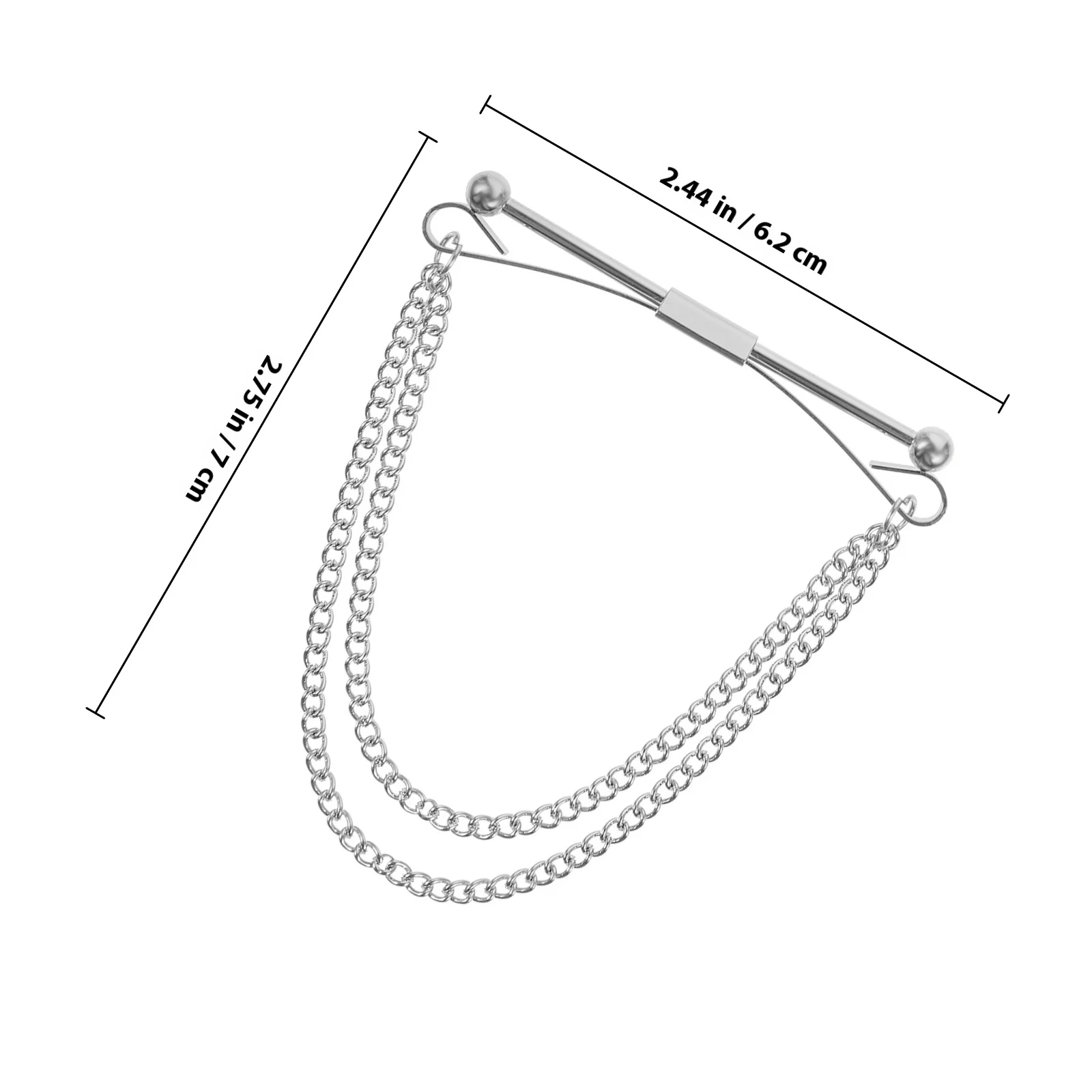 Collar de camisa para hombre, alfiler de corbata, barra de Collar de Metal para camisas de vestir de negocios, alfileres de corbata, accesorios de traje con cierre