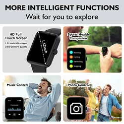 Blackview IP68 SmartWatch W10E Men's and Women's Sports Watch Clock Sleep Monitoring Fitness Tracker Heart Rate Smartwatch for i