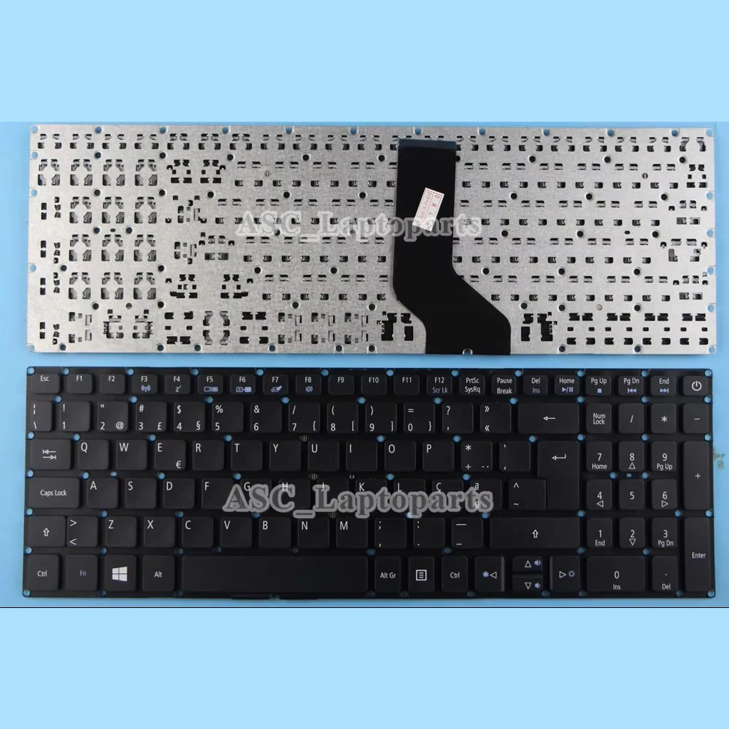 

Новая клавиатура с португальской раскладкой для ноутбука Acer Aspire E5-532T E5-573 E5-573G E5-573T черный