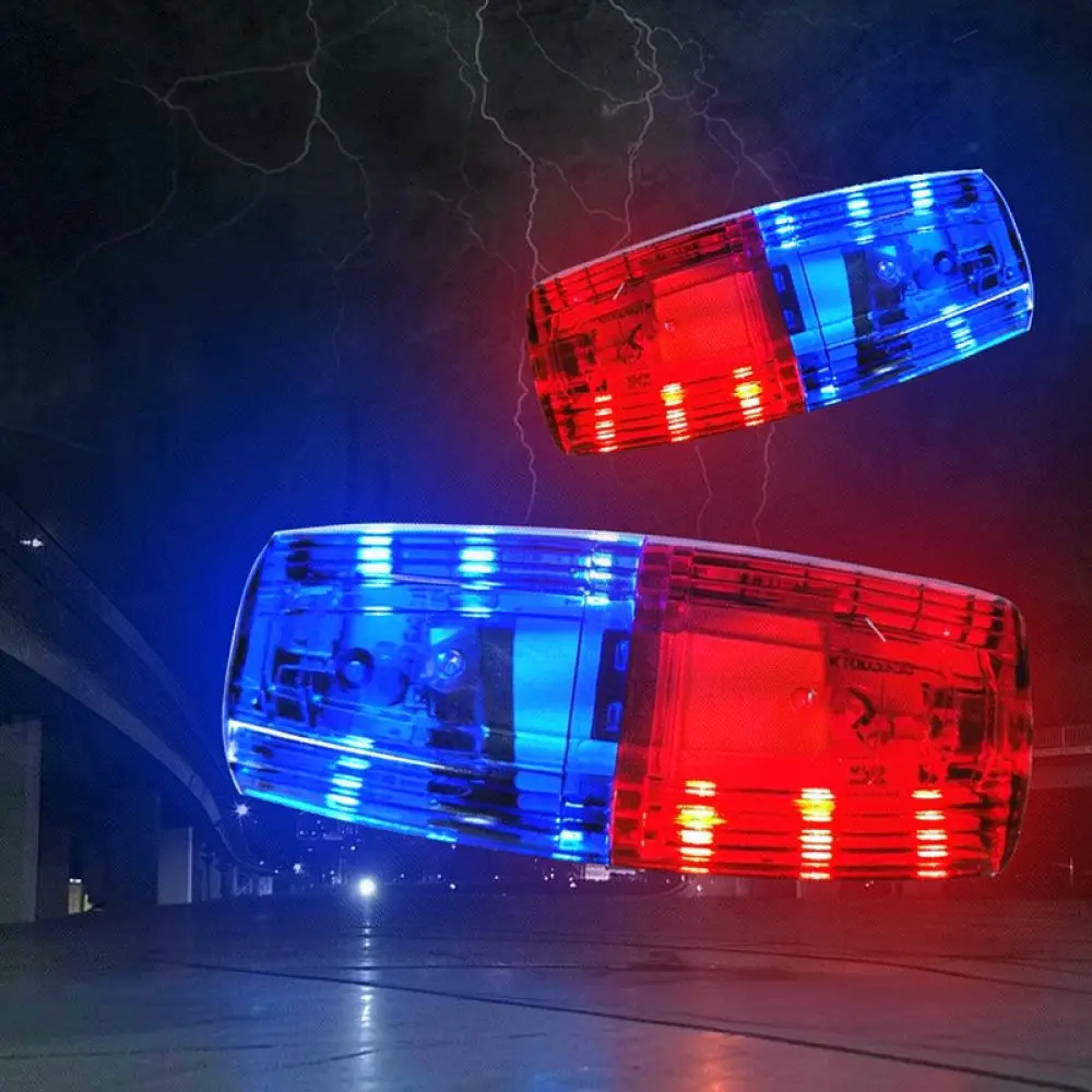 Portable Shoulder Clip Warning Light LED Flashing Signal Lamp For Security Officer Night Working Outdoor Activity Safety Gear