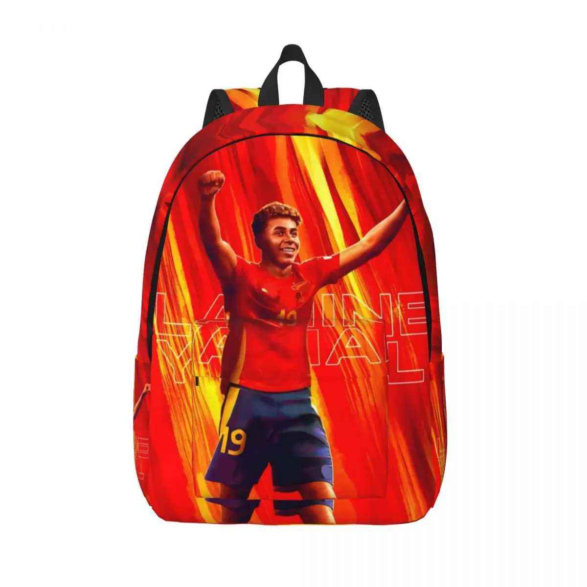 

Lamine Yamal Num 19 Backpack Student Schoolbag for Men Women Laptop Canvas Bags 15.7in 17.7in