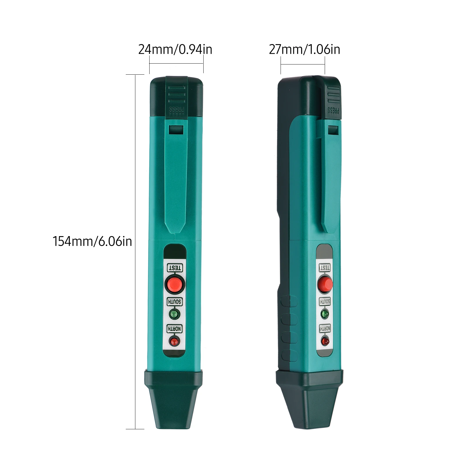 Magnetic Pole Pen Polarity Tester N/S Pole Identify Tool North & South Magnetic Pole Identifier Magnet Detector