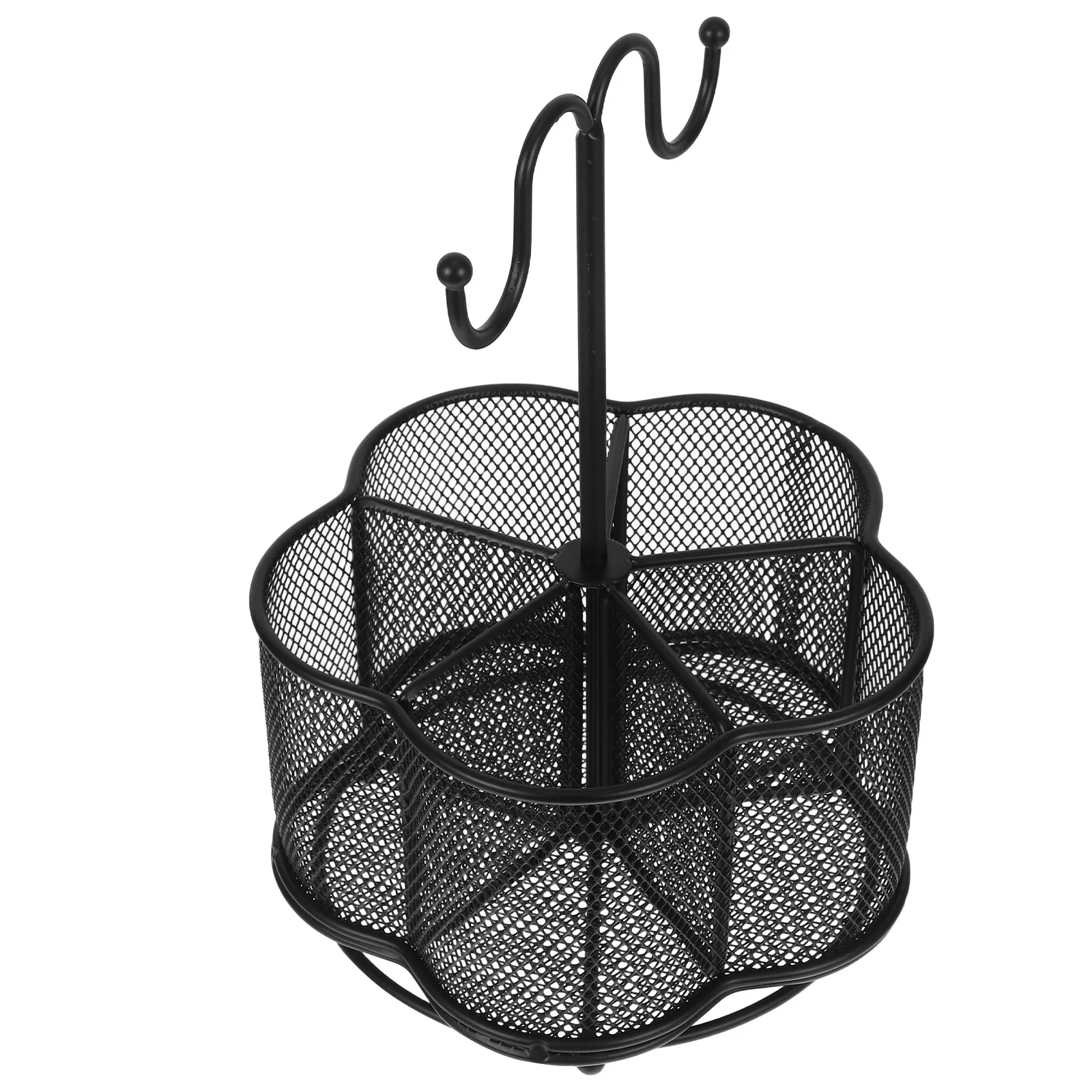 

Mesh Pen Holder Iron Desktop Organizer Plum Blossom Design Hook Pen Cup for Office Study Pencil Cup Pencil Stand