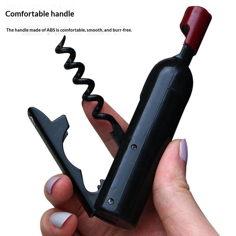 Magnetic Fridge Bottle Opener Multifunctional Wine Beer Bottle Opener Creative Refrigerator Magnet Plastic Wine Bottle Opener