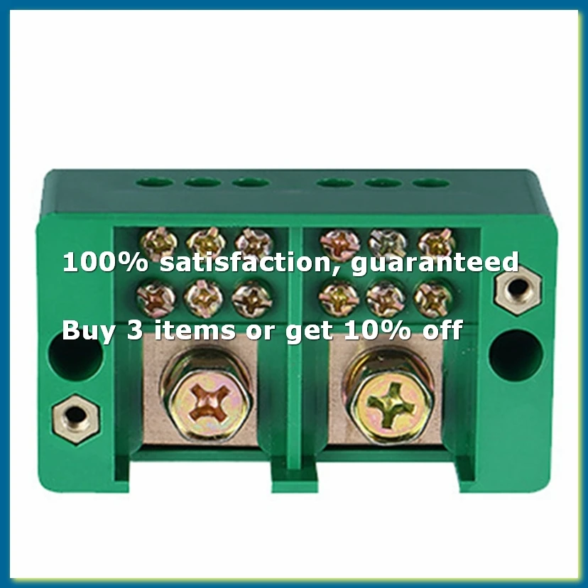 Single Phase 2-in 6 Outgoing Terminal Box Household Distribution Box Junction Box Terminal Block 220 V(6 Out)-DTB1