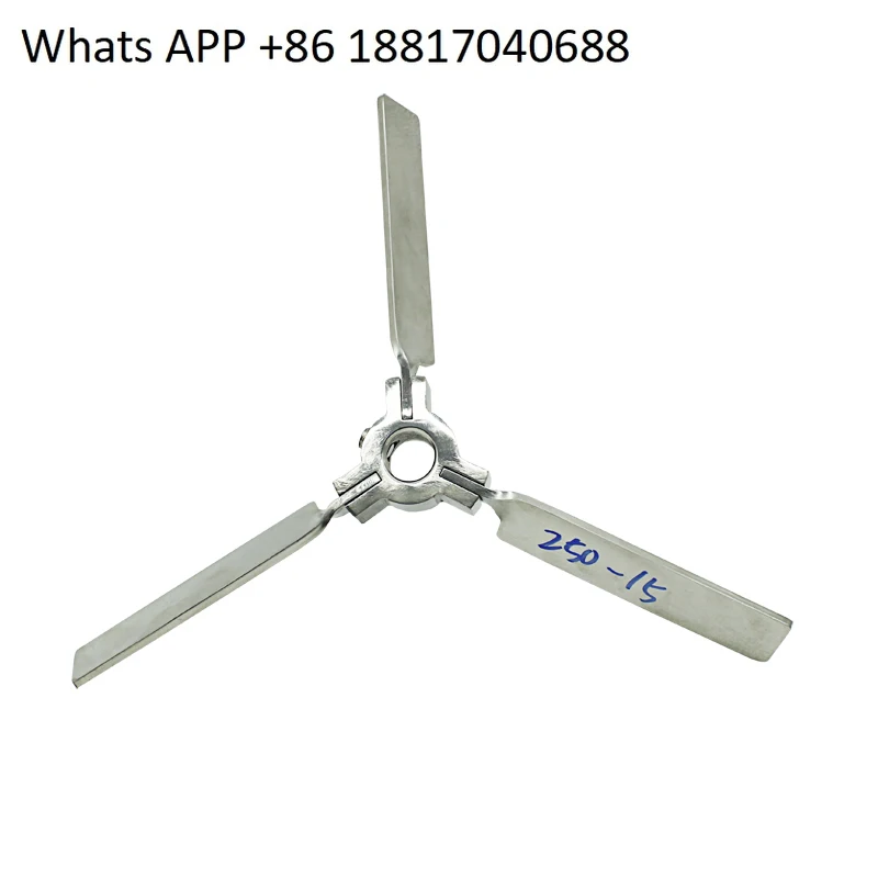

1PC Stainless Steel Telescopic Blade Umbrella Folding Triple Blade IBC Disperser Stirring Rod