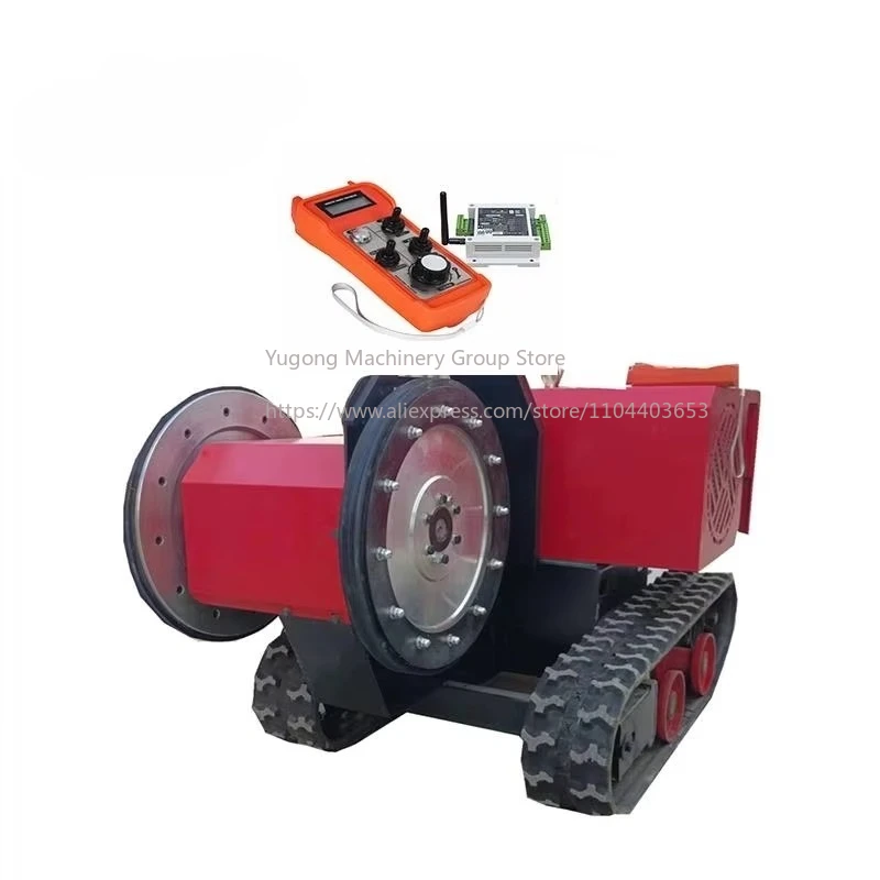 Rubber Track Concrete Cutting Diamond Wire Saw Crawler Concrete Wire Saws Diamond Rope Saw for Cutting Stone Granite Rocks
