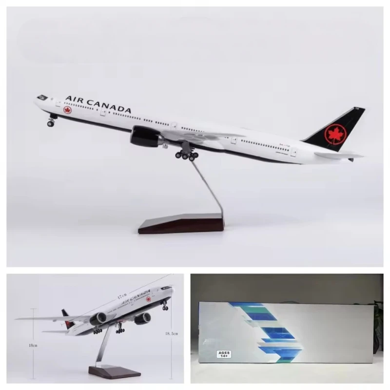 

Новый масштаб 1/157 самолет Air Canada Boeing B777/B787 модель самолета авиакомпании литой под давлением смола самолет коллекция дисплей вентилятор