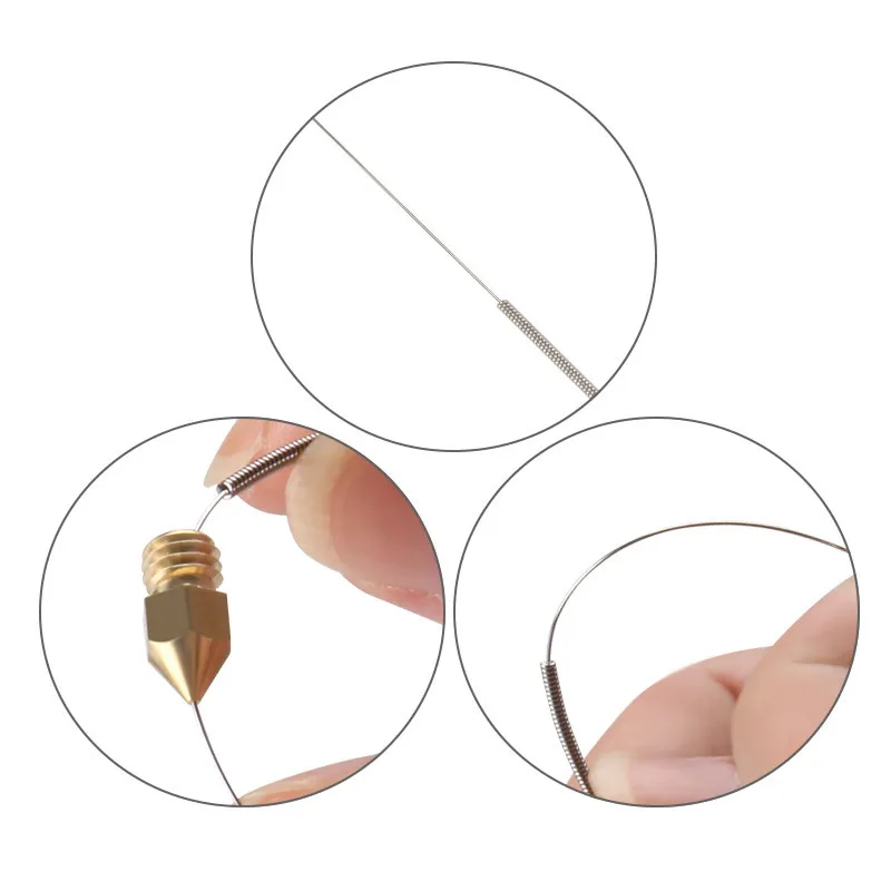 

5PCS Hardened Steel 5PCS Brass High Speed Printing Nozzle 5PCS Needle For Bambulab X1 3D Printer Accessories