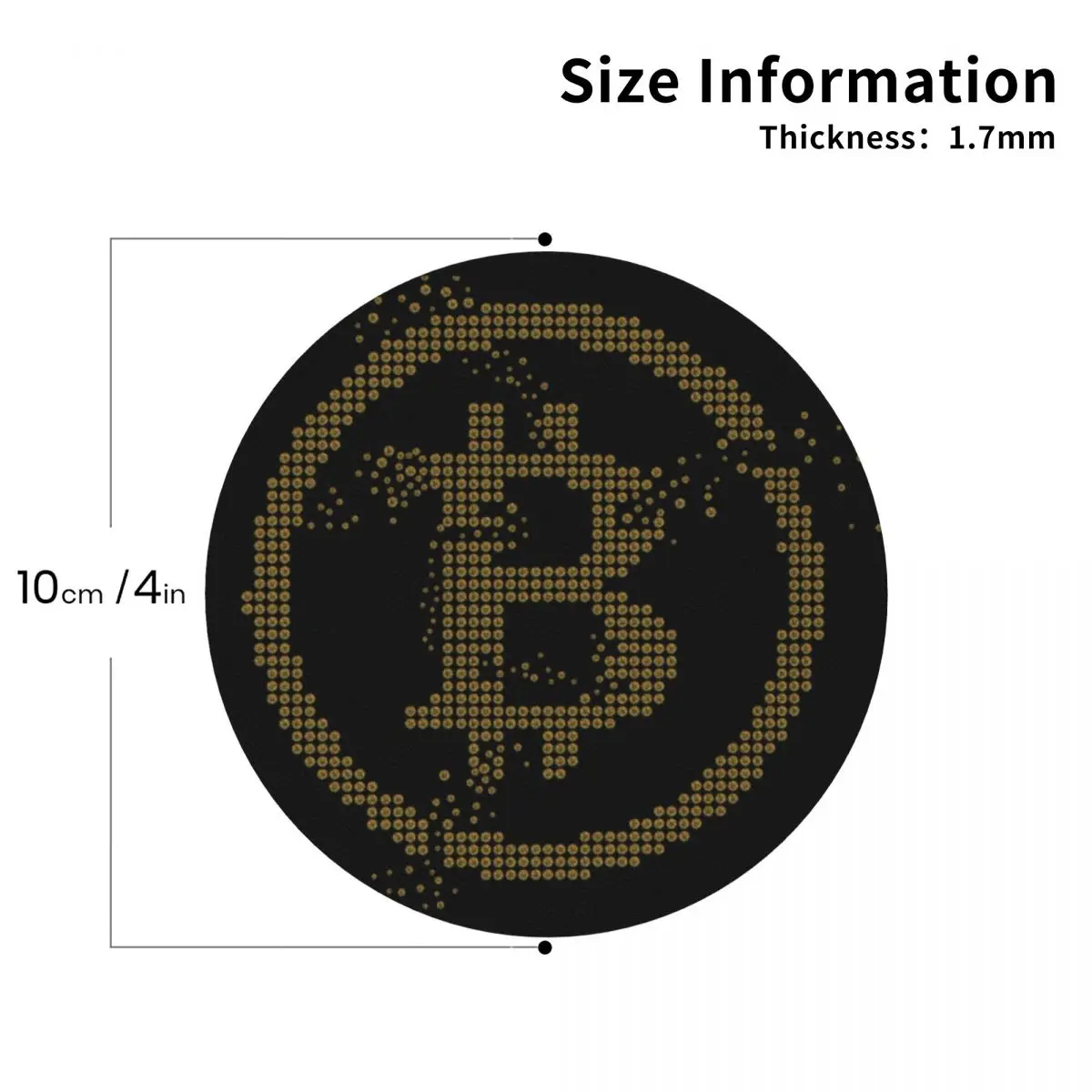 Bitcoin Los Angeles - Cool Bitcoin Crypto Coasters Leather Placemats Non-slip Insulation Coffee Mats For  Pads Set of 4