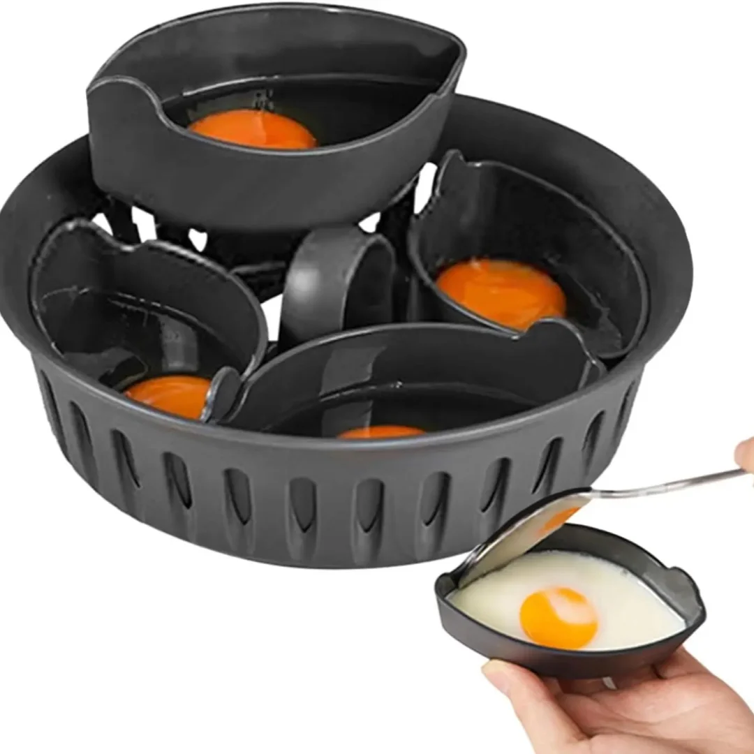 Two-in-One Egg Holder for Thermomix TM5 TM6 TM31 Poacher Pot Cooking Basket Mold Steam Egg Rack Boiler Steamer Egg Cooker