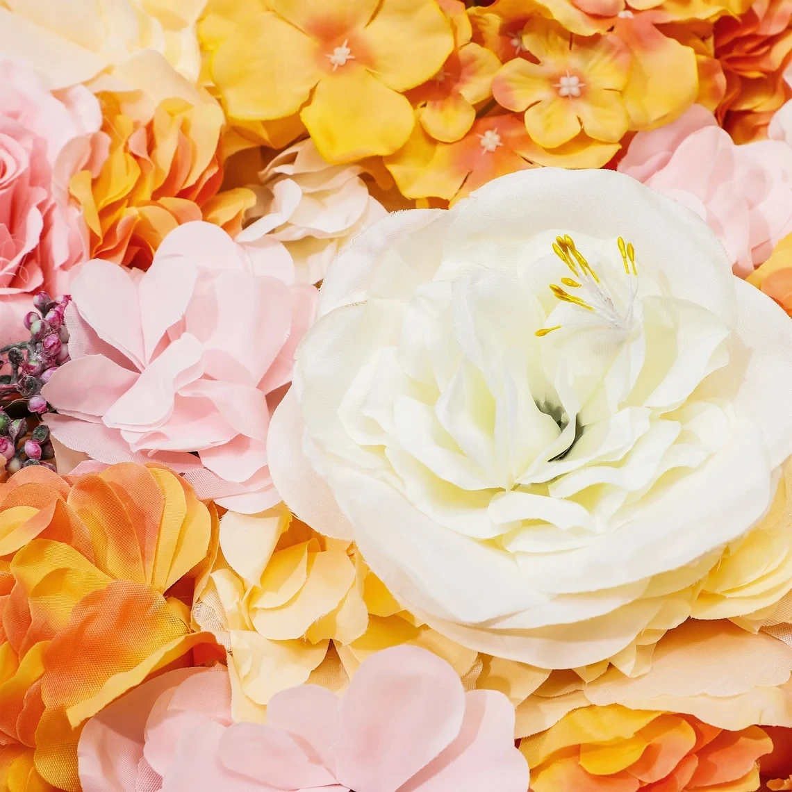 Fondo de pared de flores artificiales de rosas de seda para decoración del hogar de cumpleaños de boda suministros de Navidad para decoración navideña