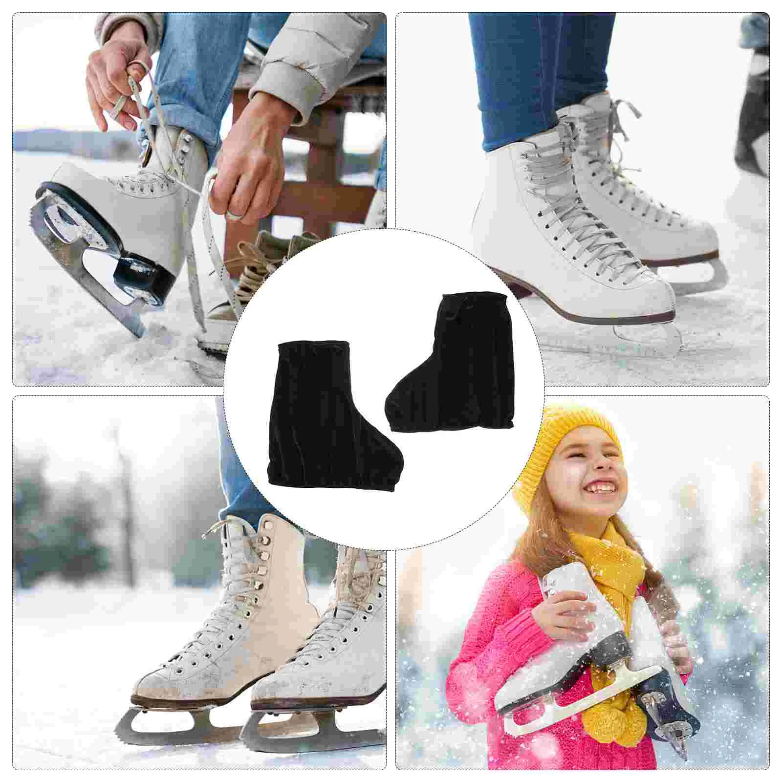 Juego de patinaje sobre ruedas, protectores para patines sobre hielo, cubierta para zapatos, cubiertas para patines para niños, accesorio para tabla de botas, funda elástica