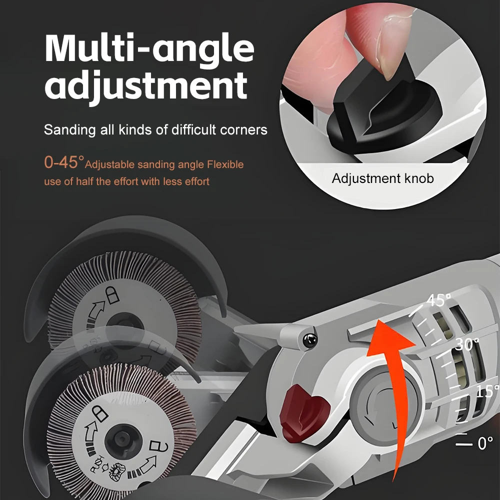 Drawing Machine Portable Stainless Steel Drawing Machine Electric Belt Sander Polishing Drawing Machine for Flat Metal Wood