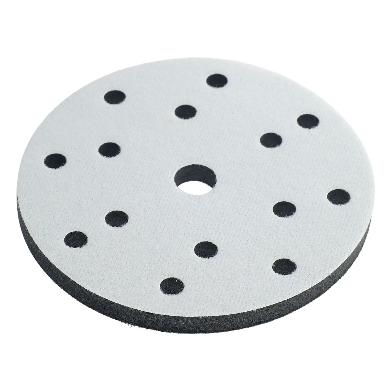 Pad di interfaccia 6 pollici 150mm 15 fori cuscinetti tampone per cuscino in spugna morbida con gancio e anello per dischi abrasivi cuscinetti per levigatrice orbitale