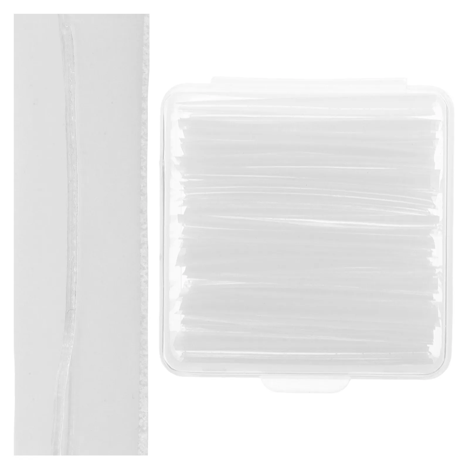 

40 Pcs Self Adhesive Eyelashes Strips Black Eyeliner Extension Tape Supplies Glue Liner Eyed Lifter Soft Long Wear