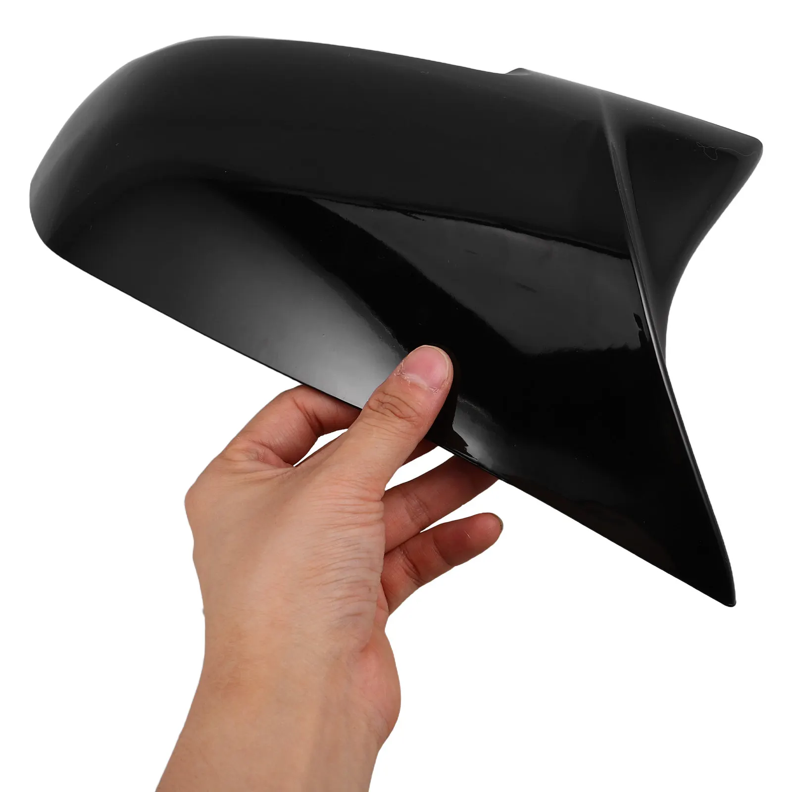 

2Pcs Rearview Mirror Cover Bull Horn Design ABS Material Side Mirror Protective Cap Compatible with Bmw 1 3 F30 F32 M3