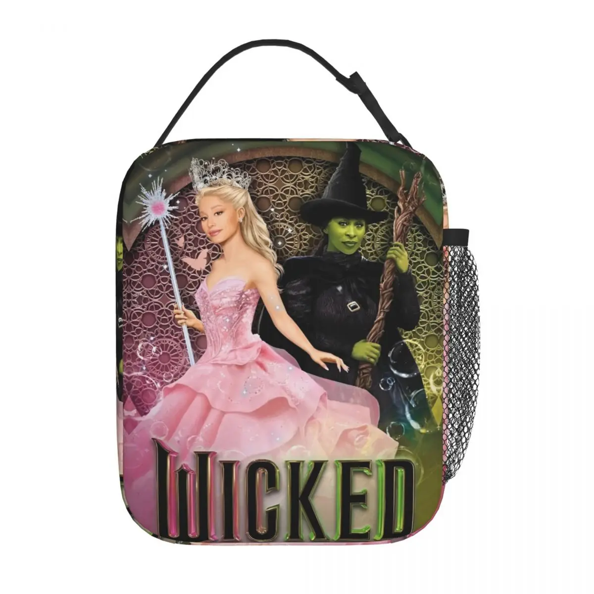 Glinda Elphaba Wicked Insulated Lunch Bags Portable Musical Movie Reusable Thermal Bag Lunch Box Tote Work Picnic Men Women