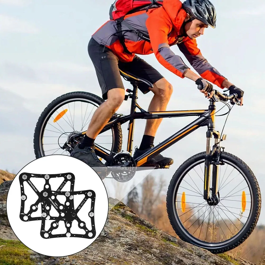 Adaptadores de plataforma de Pedal de bicicleta de aleación de aluminio, Pedal de bloqueo automático de liberación rápida, resistente al desgaste para herramienta de accesorios de ciclismo