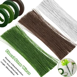Flowers Stems Branches Floriculture Tape Self-adhesive Bouquet Twigs Iron Wire For DIY Flower Wedding Supplies Accessory