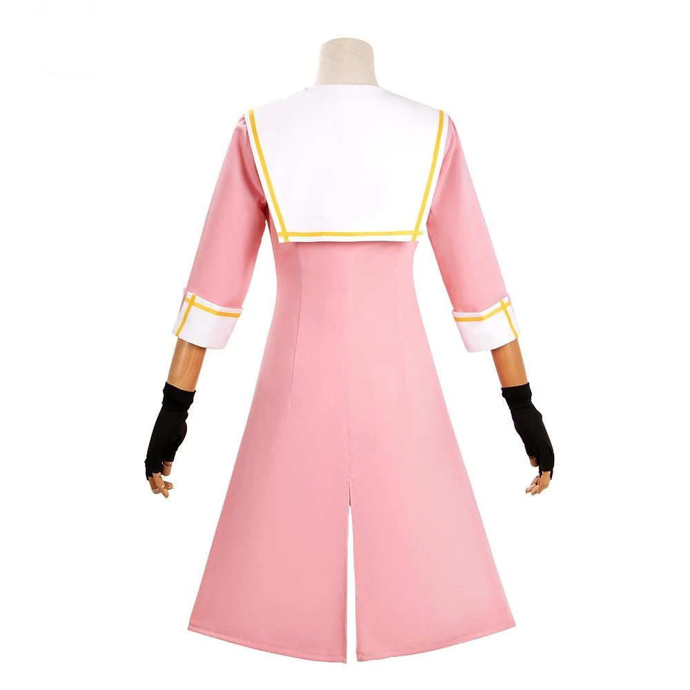 Novo Tachibana Hinata Cosplay Anime Fantasia Bishoujo Juniku Ojisan para Traje Roupas Halloween Carnaval Party Dress