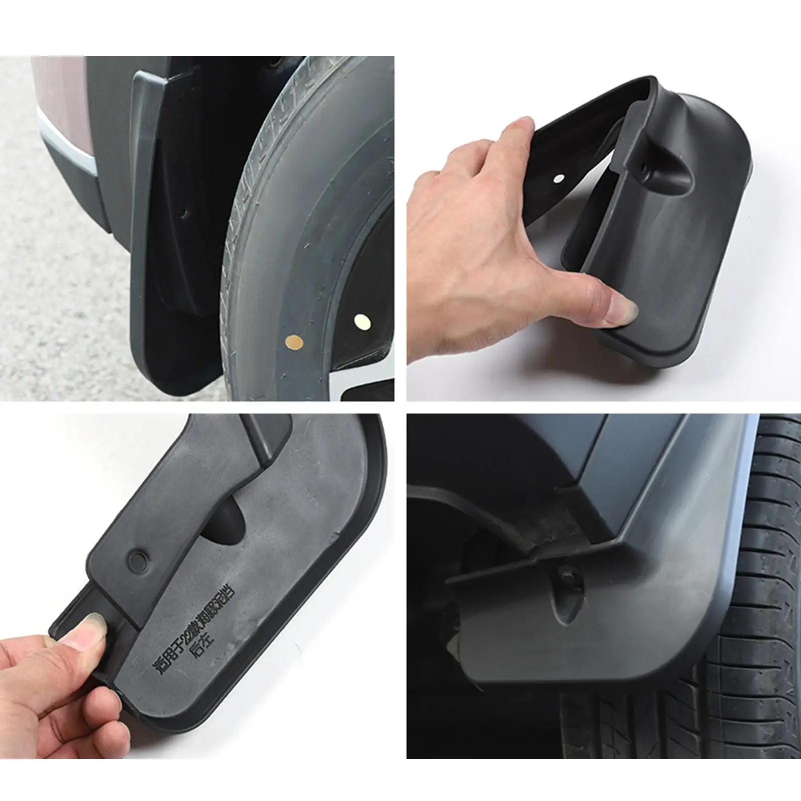 Set of 4 Mud Flaps Splash Guards Accessory for Byd Dolphin Durable