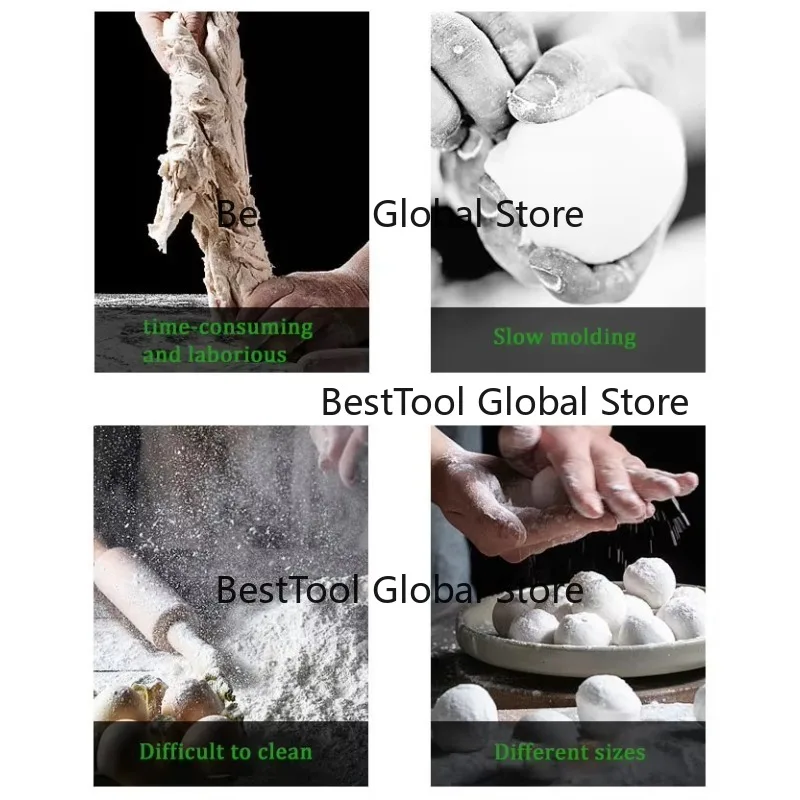 Mini Semi Automatic Dough Divider Rounder Commercial Dough Processing Machine for Bun Bread Pizza