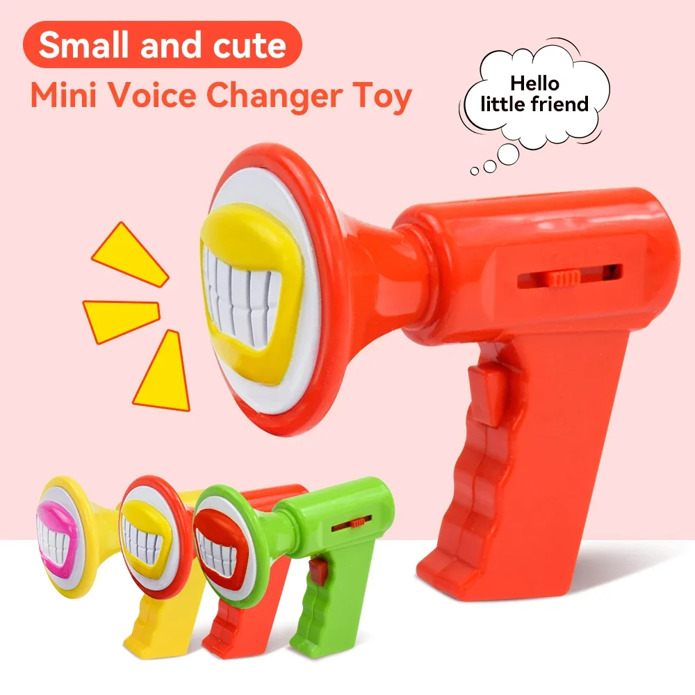

Children's Voice Changing Speaker,6 Different Sound Effects Role-Playing Amplifier Prank Toy,Mini Handheld Voice Changer for Kid