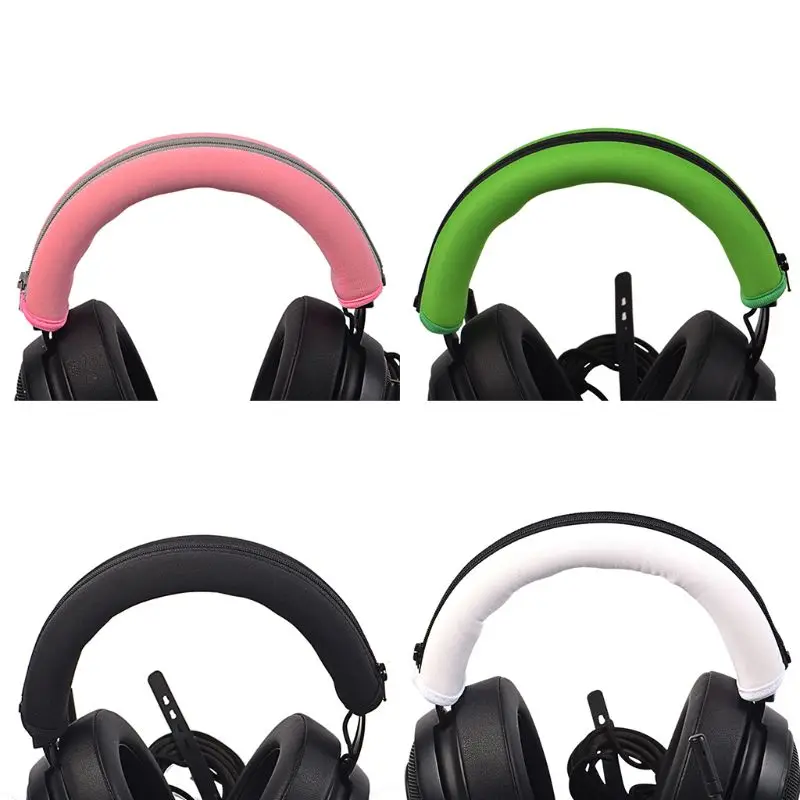 F3MA Qualified Soft Headbeam Zipper Protectors for razer Kraken  7.1 V2 Headset