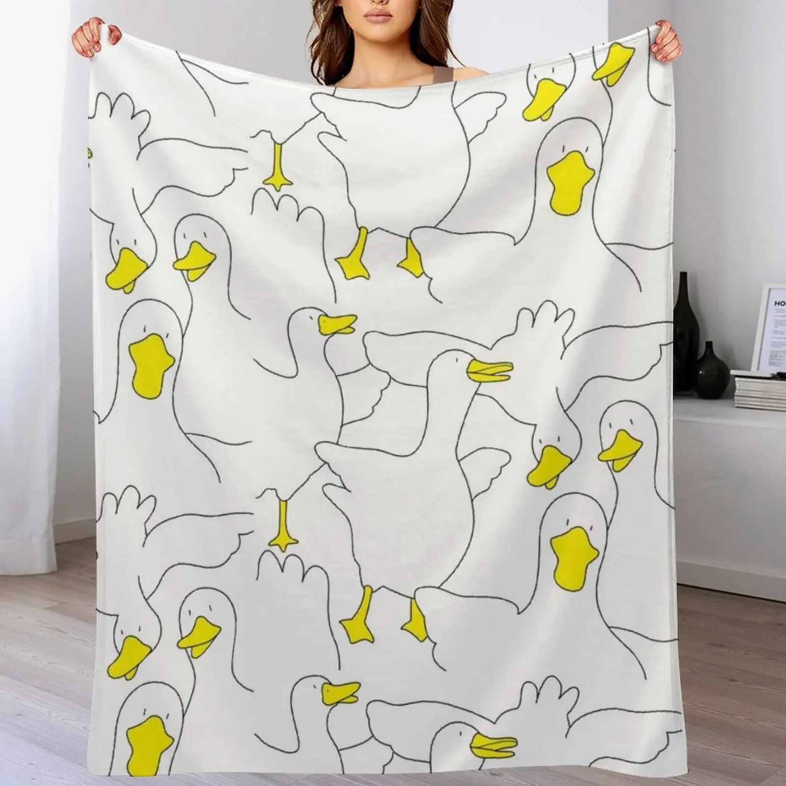 

Duck Duck Duck Throw Blanket Flannels blankets ands Travel Sofa Throw Blankets