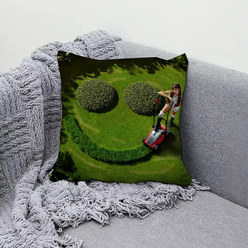 

N-Nina Chuba Ich Lieb Mich, Ich Lieb Mich Nicht 30x30cm 45x45cm Pillow Case Decor Protective Covers Comfortable Soft For Sofa