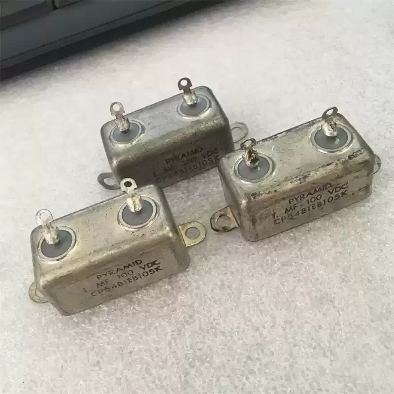 

1-5 шт. антикварный американский ПИРАМИД 1 мкФ 100 В медный корпус желчный пузырь машина лихорадка соединение делитель частоты масляный погружной конденсатор