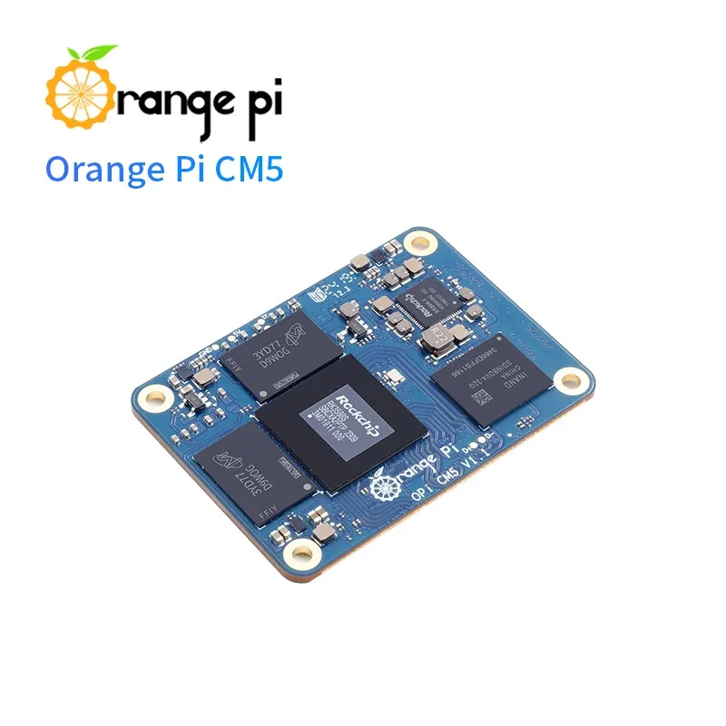 Orange Pi CM5+Base Board 8GB RAM LPDDR4/4X 32GB EMMC Single Board Computer RK3588S 2*2.5G Ethernet WiFi-5+BT5.0 with BLE Mini PC