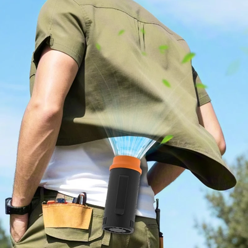 

4-Speed Adjustable Clip-On Waist Fan Construction Kitchen Cooling System Ultra-Quiet Mini Portable AC for Outdoor‌ practical