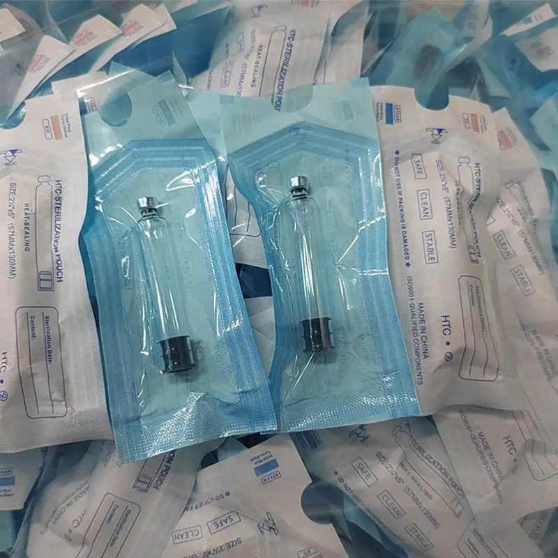 Bulk 20 Count 3ml Borosilicate Glass Cartridge, Individually Packaged & Leak Proof, Reusable Refill Vials for Insulin Pen Use