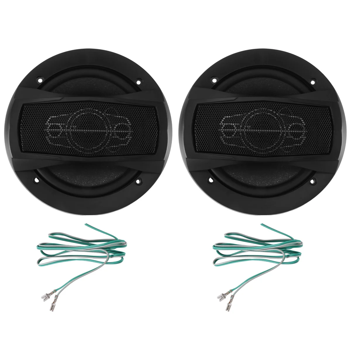 2Pcs 6 Inch 350W 4 Way Car Coaxial Speaker Music Stereo Full Range Frequency Hifi Speakers Auto Door Loundspeaker