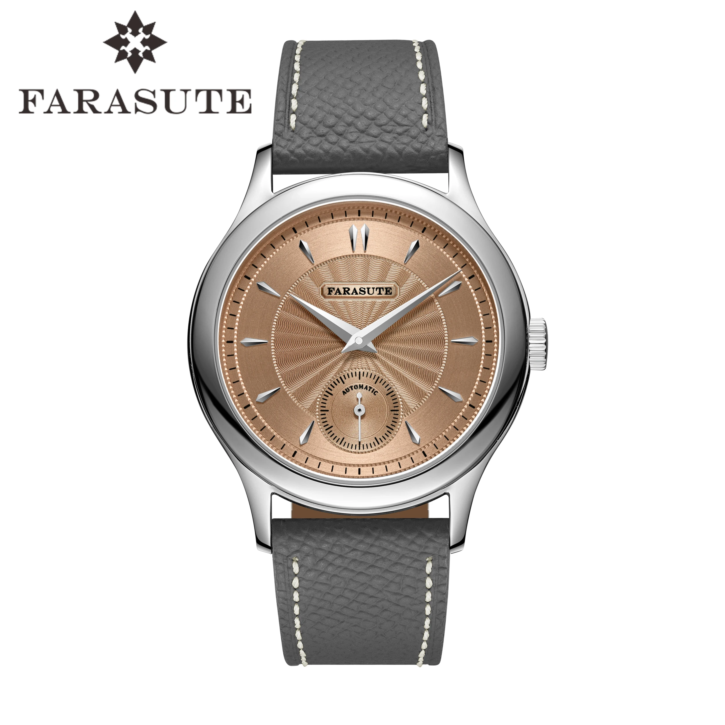 FARASUTE Luxury Mechanical Watch 316L Stainless Steel Case  Hangzhou Customized Movement Small Second Hand Dial Men's Watch Gift