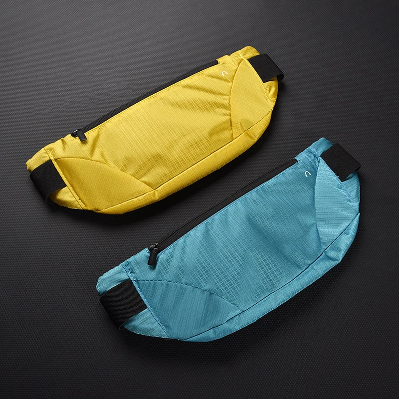 Colorful Waist Bag Waterproof Waist Bum Bag Running Jogging Belt Pouch Zip Fanny Pack Sport Runner Crossbody Bags Men And Women