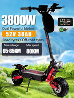 RS7 3800W 52V 38AH Dual Motor Euro electric scooter Maximum Speed 70-80km/h 11\