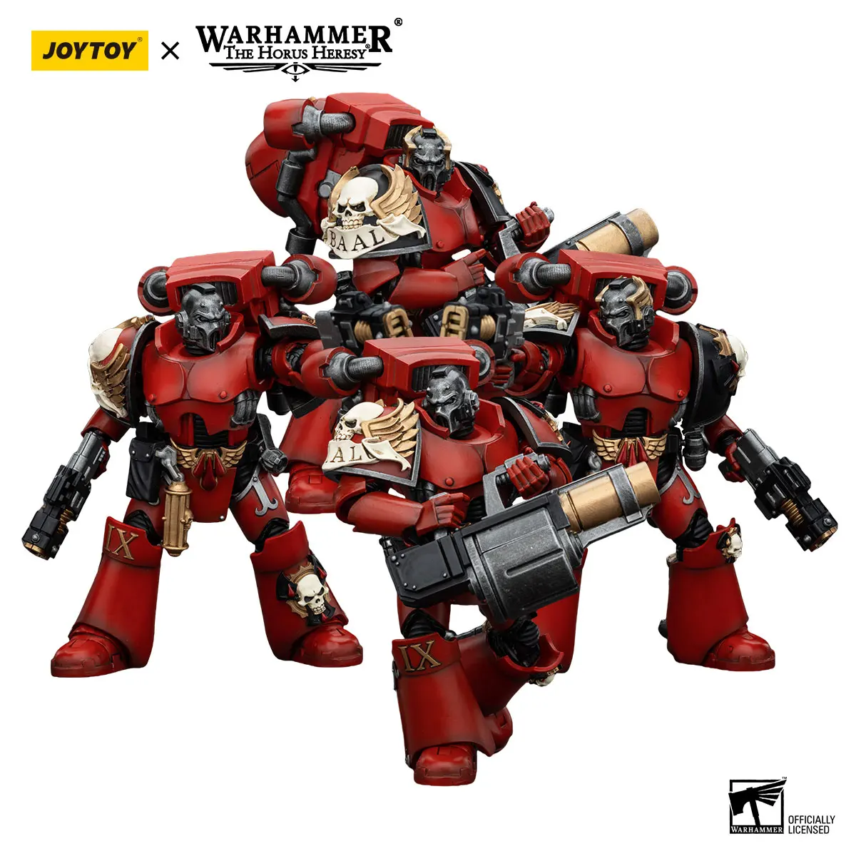 

JOYTOY Warhammer 40k 1/18 Action Figures Anime 12cm Blood Angels Angel's Tears Squad