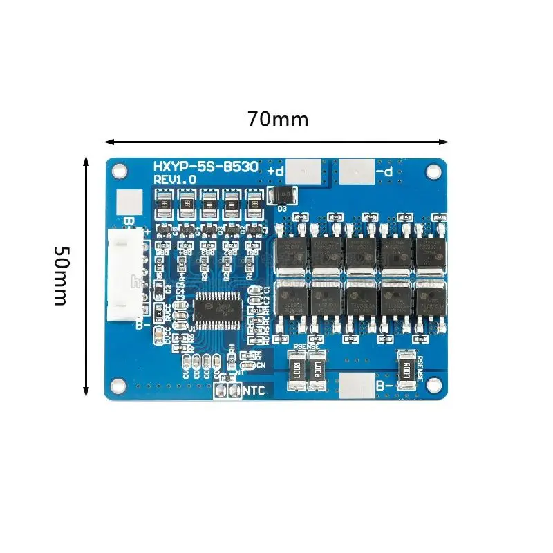 18V 21V Lithium Battery Protection Board 30A Limit 5 Series Module - Charging Discharging Balanced Temperature Control